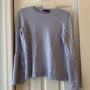 EUC Pale Blue Bell-Sleeved Sweater